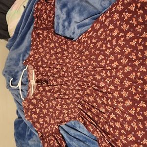 Dress justice burgundy